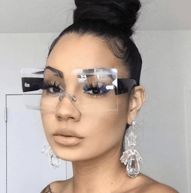 See Through You Oversized Sunglasses - Trendznstuff