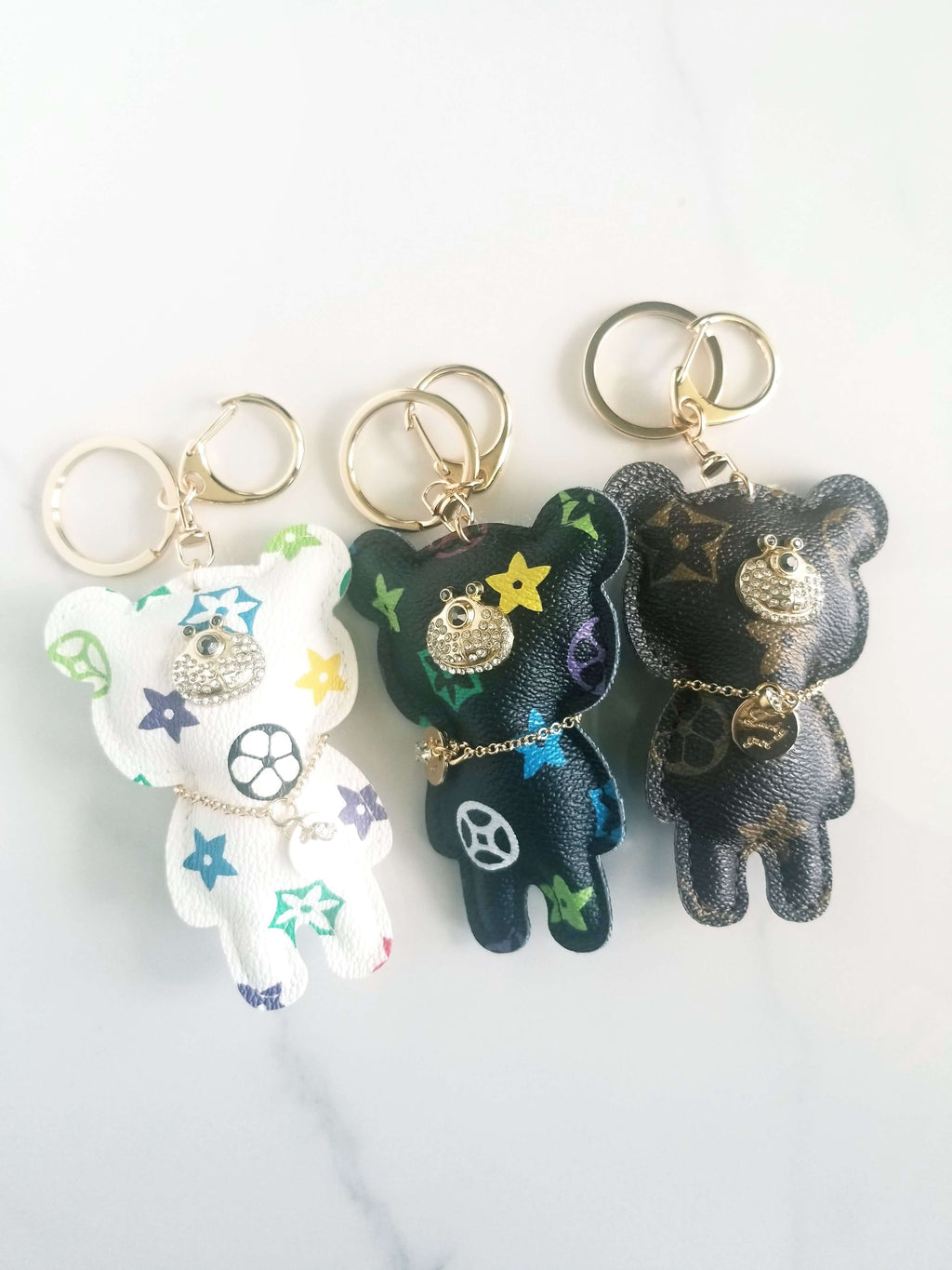  Lv Teddy Bear Keychain